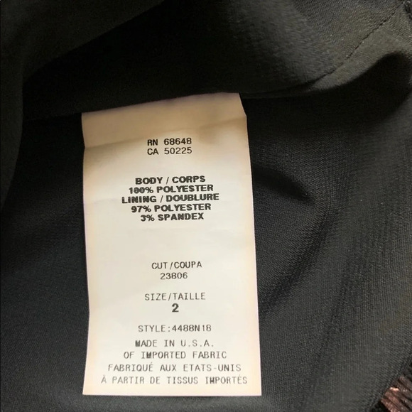 ABS Allen Schwartz Pink Ruffle hem Dress  , 2 - Picture 12 of 13